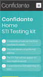Mobile Screenshot of confidantetest.com